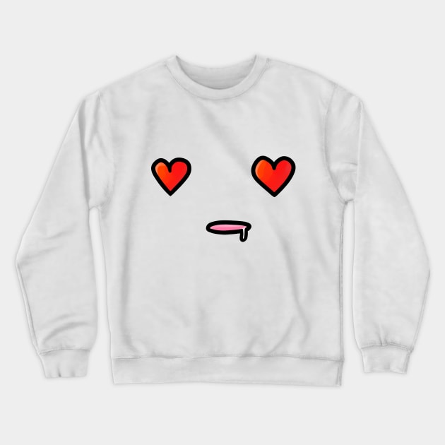 Hearts eyes Crewneck Sweatshirt by RARA_AVIS